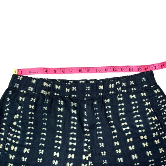 J. Crew Women's Faded Adire Shorts Size 12 - Picture 5 of 8